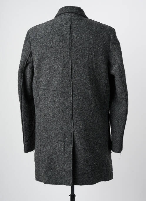 Manteau long gris MINIMUM pour homme