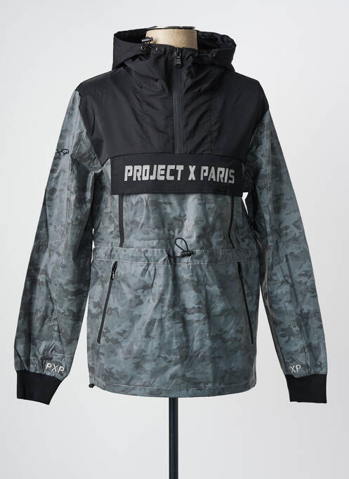 Parka noir PROJECT X PARIS pour homme