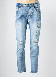 Jeans coupe slim fermeture boutonnée sur le devant taille normale bleu PROJECT X PARIS homme