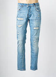 Jeans coupe slim fermeture boutonnée sur le devant taille normale bleu PROJECT X PARIS homme