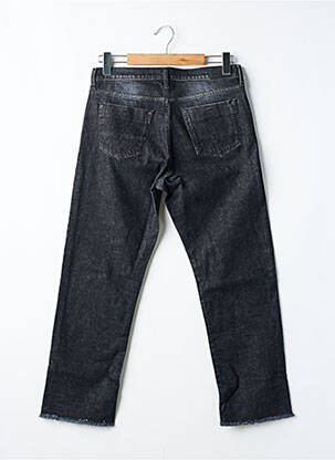 Jeans coupe droite fermeture boutonnée sur le devant taille normale noir DONOVAN homme