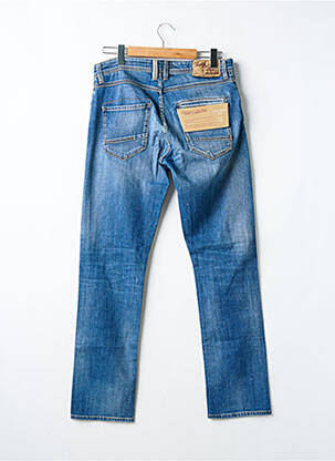 Jeans coupe droite fermeture boutonnée sur le devant taille normale bleu TEDDY SMITH homme