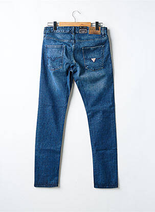 Jeans coupe slim stretch taille normale bleu GUESS homme
