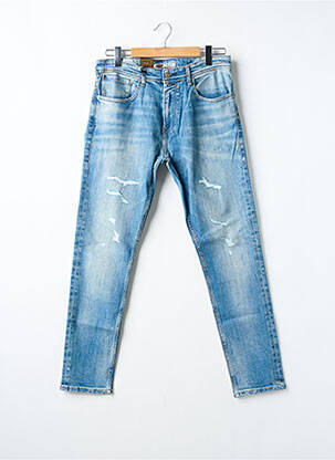 Jeans coupe slim stretch taille normale bleu TEDDY SMITH homme