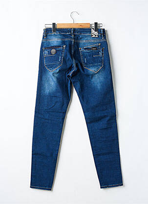 Jeans coupe slim fermeture boutonnée sur le devant taille normale bleu PROJECT X PARIS homme