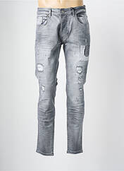 Jeans coupe slim gris PROJECT X PARIS pour homme seconde vue