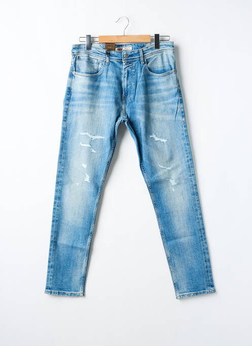 Jeans coupe slim stretch taille normale bleu TEDDY SMITH homme
