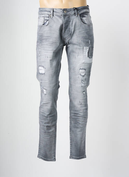 Jeans coupe slim gris PROJECT X PARIS pour homme