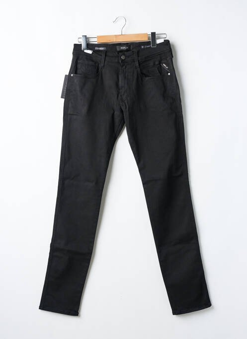 Pantalon slim noir REPLAY pour homme