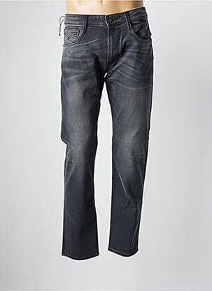 Jeans coupe droite stretch taille normale noir REPLAY homme