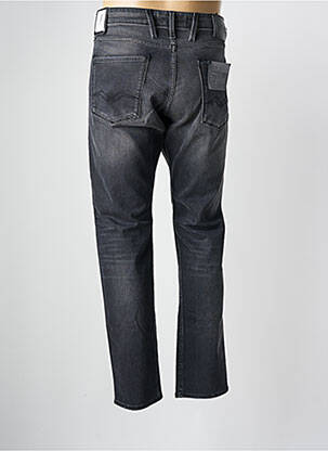 Jeans coupe droite stretch taille normale noir REPLAY homme