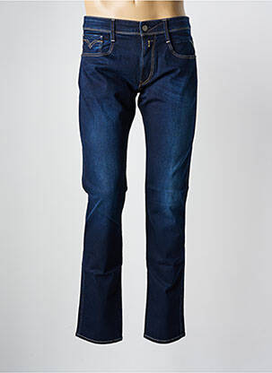 Jeans coupe slim stretch taille basse bleu REPLAY homme