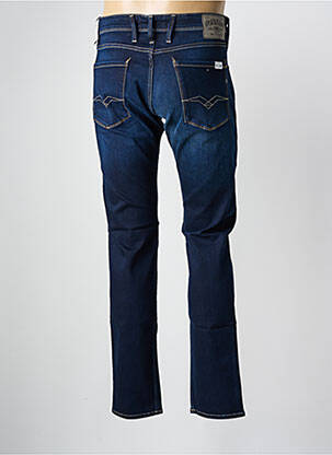 Jeans coupe slim stretch taille basse bleu REPLAY homme