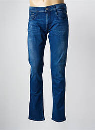 Jeans coupe slim stretch taille basse bleu REPLAY homme