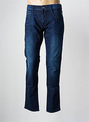 Jeans coupe slim stretch taille normale bleu REPLAY homme
