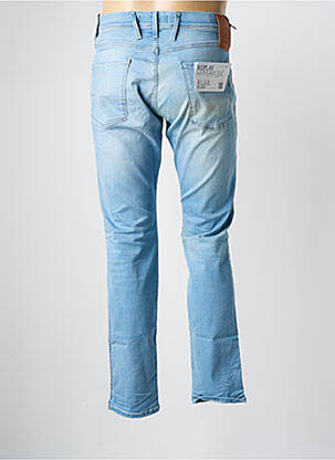 Jeans coupe slim stretch taille normale bleu REPLAY homme