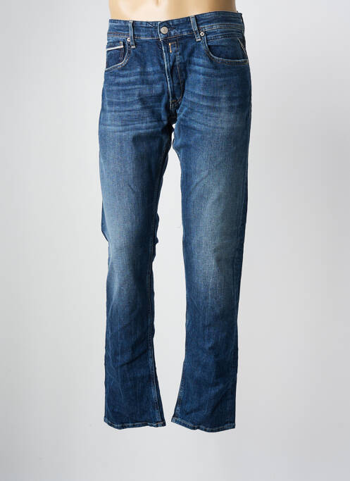 Jeans coupe droite bleu REPLAY pour homme