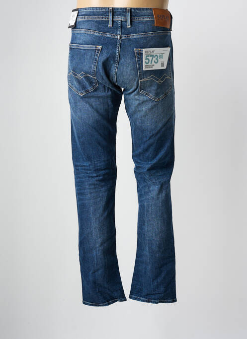 Jeans coupe droite bleu REPLAY pour homme