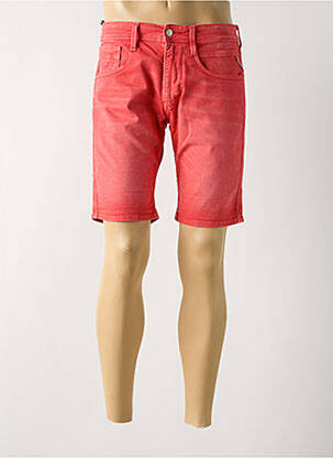Bermuda tissage denim taille normale rouge REPLAY homme