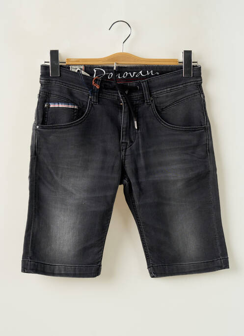 Bermuda noir DONOVAN pour homme
