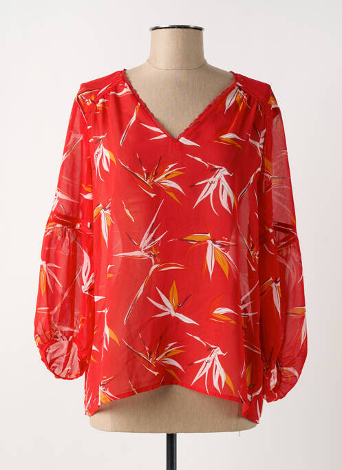 Blouse rouge GRACE & MILA pour femme