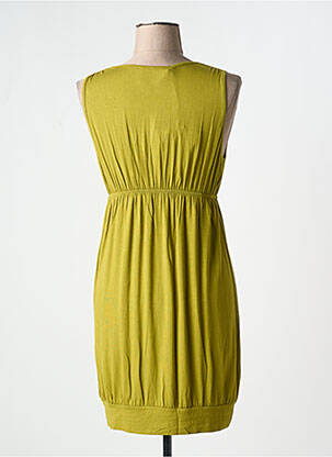 Robe courte sans manche sans manche vert MAMATAYOE femme