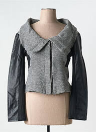 Veste casual coupe cintrée gris BAMBOO'S femme
