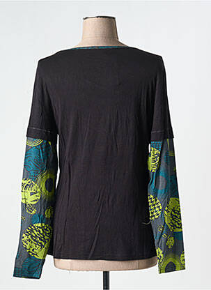 T-shirt manches longues manches longues noir MAILLE INDIGO femme