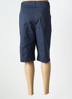 Bermuda tissage popeline taille normale bleu CISO femme