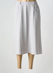 Jupe mi-longue gris FRANCOISE DE FRANCE pour femme seconde vue