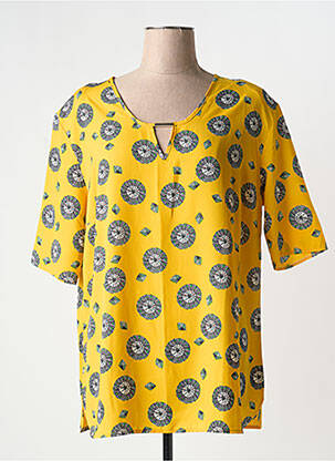 Top jaune WEEK END A PARIS pour femme