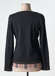 T-shirt noir FRONT DE MER pour femme seconde vue