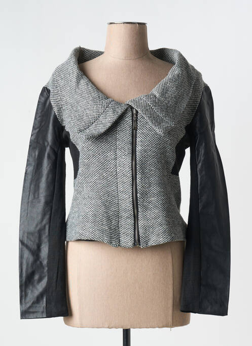 Veste casual coupe cintrée gris BAMBOO'S femme