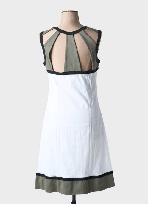 Robe mi-longue sans manche sans manche blanc PYGMEES femme