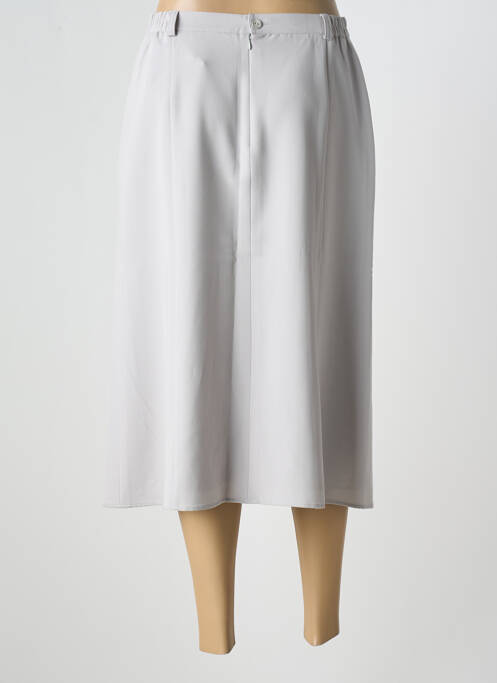 Jupe mi-longue gris FRANCOISE DE FRANCE pour femme