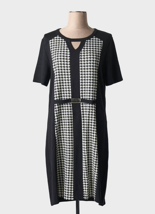 Robe mi-longue noir ATLANTA pour femme