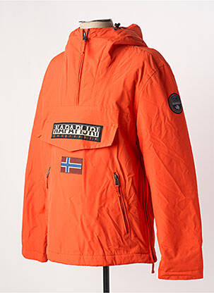 Doudoune manches longues a capuche orange NAPAPIJRI homme