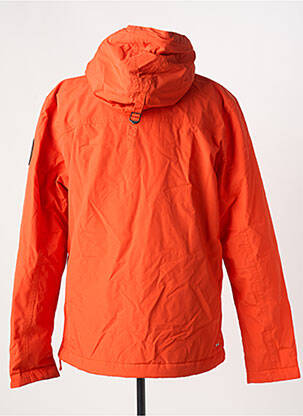 Doudoune poches a capuche orange NAPAPIJRI homme