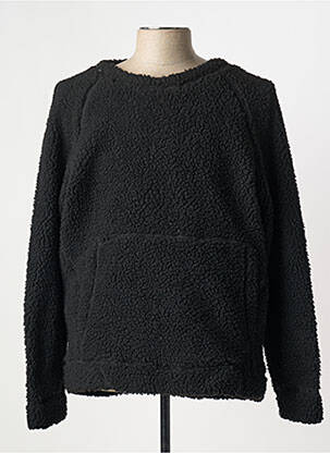 Sweat-shirt manches longues manches longues noir MINIMUM homme