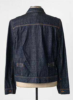 Veste casual fermeture boutonnée sur le devant bleu NUDIE JEANS CO homme