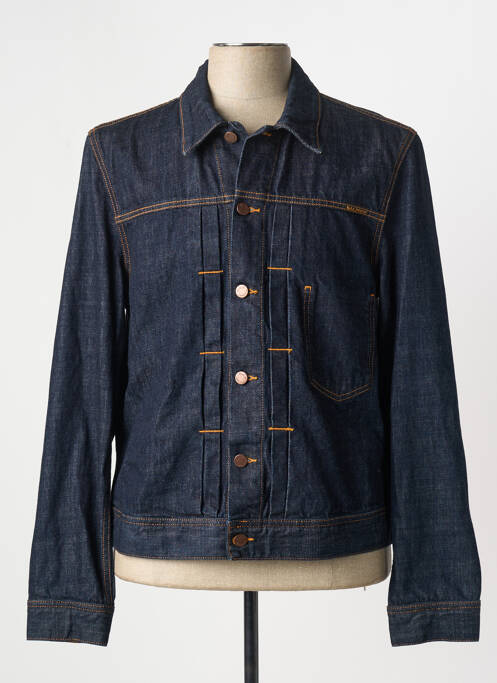 Veste casual bleu NUDIE JEANS CO pour homme