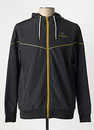 Coupe-vent poches a capuche noir KAPPA homme