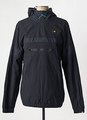 Coupe-vent poches a capuche noir ELLESSE homme
