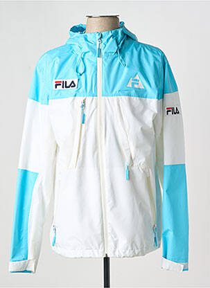 Coupe-vent poches a capuche bleu FILA homme