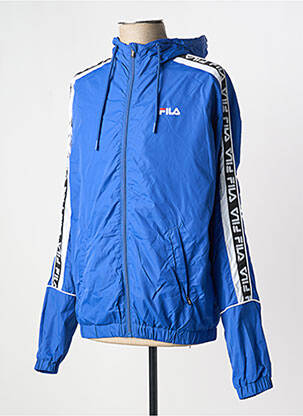 Coupe-vent poches a capuche bleu FILA homme