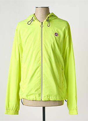 Coupe-vent poches a capuche jaune SWEET PANTS homme