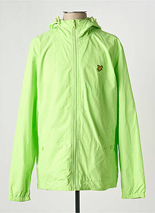 Coupe-vent poches a capuche vert LYLE & SCOTT homme