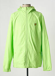 Coupe-vent poches a capuche vert LYLE & SCOTT homme