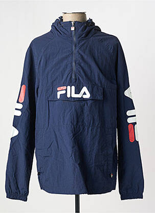 Coupe-vent poches a capuche bleu FILA homme