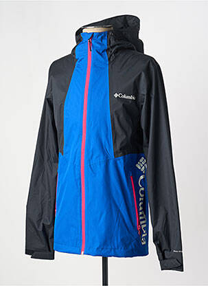 Coupe-vent poches a capuche noir COLUMBIA homme